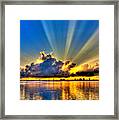 Bay Harbor Sunrise Framed Print