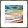 Beach Abstract Framed Print