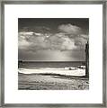 Beach Fence - Wellfleet Cape Cod Framed Print