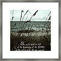 Beach Grass Oats Isaiah 11 Framed Print