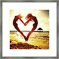 Beach Love Framed Print