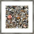 Beach Stones Framed Print