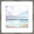 Beach Storm Framed Print