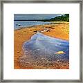 Beach Stream Framed Print