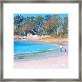 Beach Stroll Framed Print