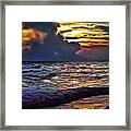 Beach Sunset 8230 Framed Print