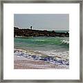 Beachcaster Portugal Framed Print