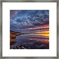 Bear Butte Lake Sunrise Framed Print