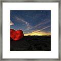 Beating Heart Framed Print