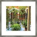 Beautiful Courtyard In Seville Framed Print