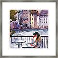 Beautiful Day, Reading Framed Print