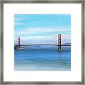 Beautiful Morning At The Golden Gate Framed Print
