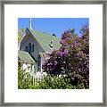 Beautiful Victorian Church In Manitou Springs Framed Print