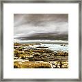 Beauty In Oceanic Drama Framed Print