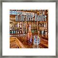 Beauty Is In The Eye Of The Beer Holder Framed Print