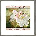 Beauty Of A Rhododendron Framed Print