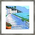 Beauty Of The Riviera Framed Print