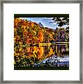 Beebe Lake Autumn Framed Print