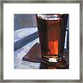 Beer At Vesuvios Framed Print