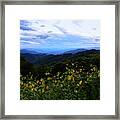 Before Sunset On The Blue Ridge Parkway Framed Print