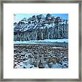 Before The Sun At Castle Mountain Framed Print