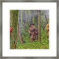 Behind Every Tree Bushy Run Framed Print