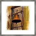 Bell In The Old Cathedral Of Cuenca, Ecuador Framed Print