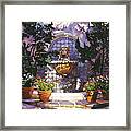 Bellagio Fountain Framed Print