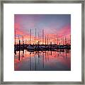 Bellingham Sunset Framed Print