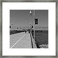 Belmont Veterans Memorial Pier 2 Framed Print