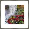 Below Bridal Veil Falls Framed Print