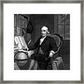 Benjamin Franklin -- The Scientist Framed Print