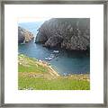 Berlengas Island Near Peniche In Portugal Framed Print