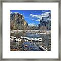 Best Valley View Yosemite National Park Image Framed Print
