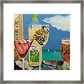 Bestfins At The Beach House Framed Print