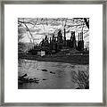 Bethlehem Steel Bw Framed Print