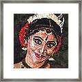 Bharatanatyam Dancer 2 Framed Print