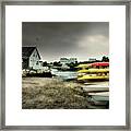 Biddeford Kayaks Framed Print