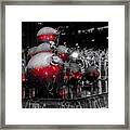 Big Red Balls Abstract Framed Print