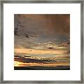 Big Sky Sunset Framed Print