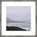 Big Sur Sun And Fog Framed Print