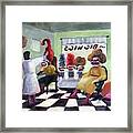 Big Wigs And False Teeth Framed Print