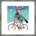 Bike Brookline Framed Print