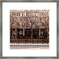Bikes And Branches Framed Print
