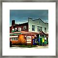 Billy's Walt's And The Oil Well - Old Forge Ny Framed Print