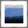 Biltmore House With Mountains Framed Print