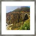 Bixby Bridge Big Sur Framed Print