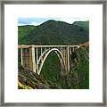 Bixby Bridge In Big Sur Framed Print