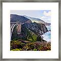 Bixby Bridge Framed Print