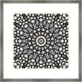 Black And Gray Abstract Framed Print
